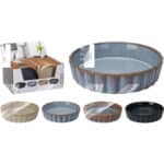 כלי הגשה עגול מקרמיקה ק-12.50 ג- 3 סמ