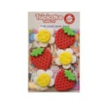 בצק סוכר תותים אדומים