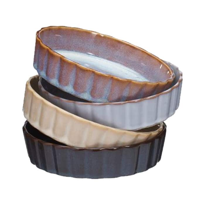 ⁦כלי הגשה עגול מקרמיקה ק-12.50 ג- 3 סמ⁩ – תמונה ⁦2⁩