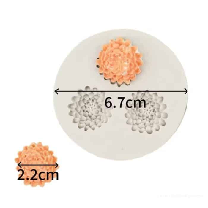 ⁦תבנית סילקון פרחים DANLIA בלעדי!⁩ – תמונה ⁦3⁩