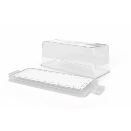 פעמון עוגה מלבני שקוף 34-14-15 סמ