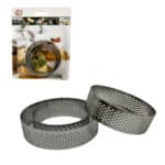 סט 3 רינגים מחוררים עגולים לאפיה ק-6,7,8 סמ ג-2 סמ