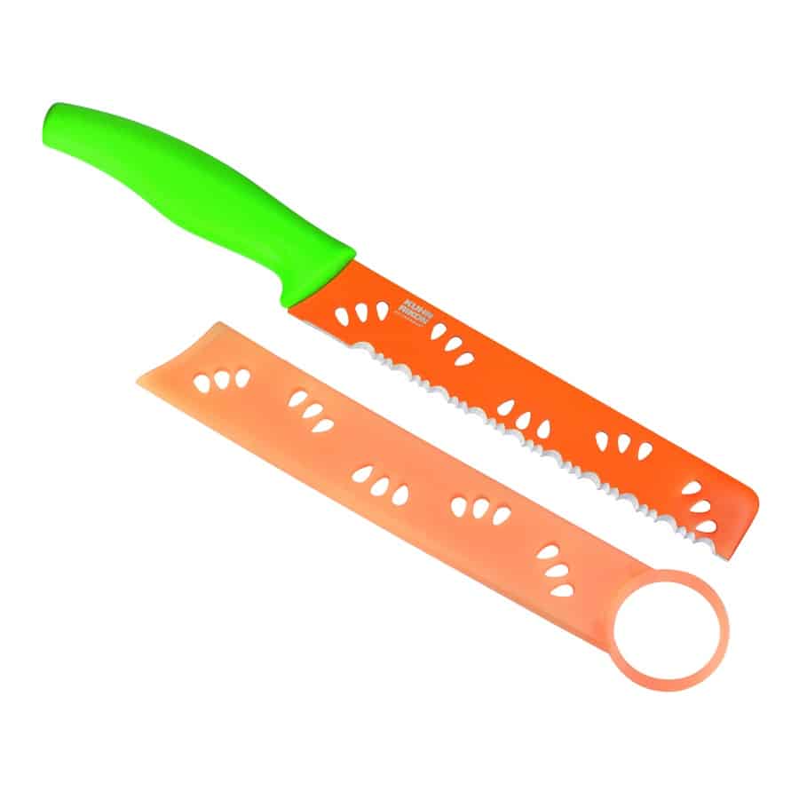 סכין דלעת 37 סמ שחור/כתום KUHN RIKON – תמונה 1