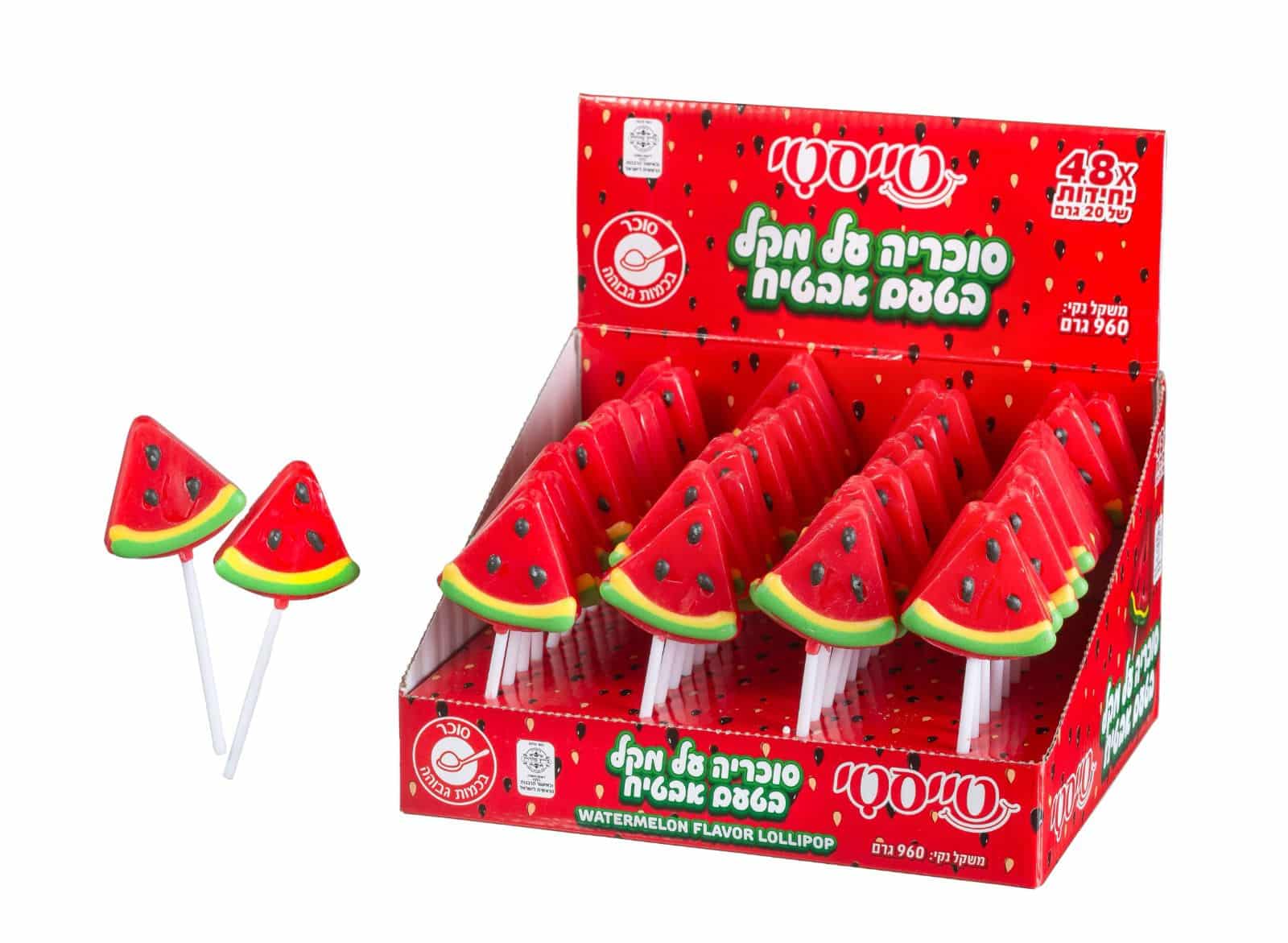 סוכריה על מקל אבטיח – תמונה 1