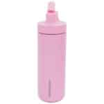 בקבוק נירוסטה דופן כפולה 550 מל עם קשית ורוד