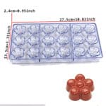 תבנית פוליקרבונט פרח 18 שקעים בלעדי!