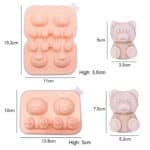 תבנית סילקון זוג דובים תלת מימדי בלעדי!