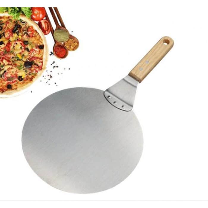 ⁦כף פיצה ידית עץ משוט-מרים עוגה⁩ – תמונה ⁦3⁩