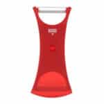 ⁦קולפן כפול חלק ומשונן אדום KUHN RIKON⁩ – תמונה ⁦4⁩