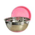 קערת נירוסטה + מכסה 26 ס"מ