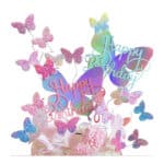 טופר לעוגה פרפרים