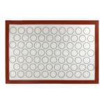 משטח סיליקון לאפייה למקרון 60*40 קוטר 4