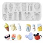 תבנית סילקון מוטיב ילדים דגם 1 12 שקעים בלעדי!!