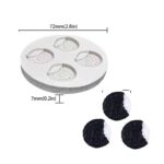 ⁦תבנית לחיצה עוגיית אוראו 4 שקעים בלעדי!⁩ – תמונה ⁦2⁩