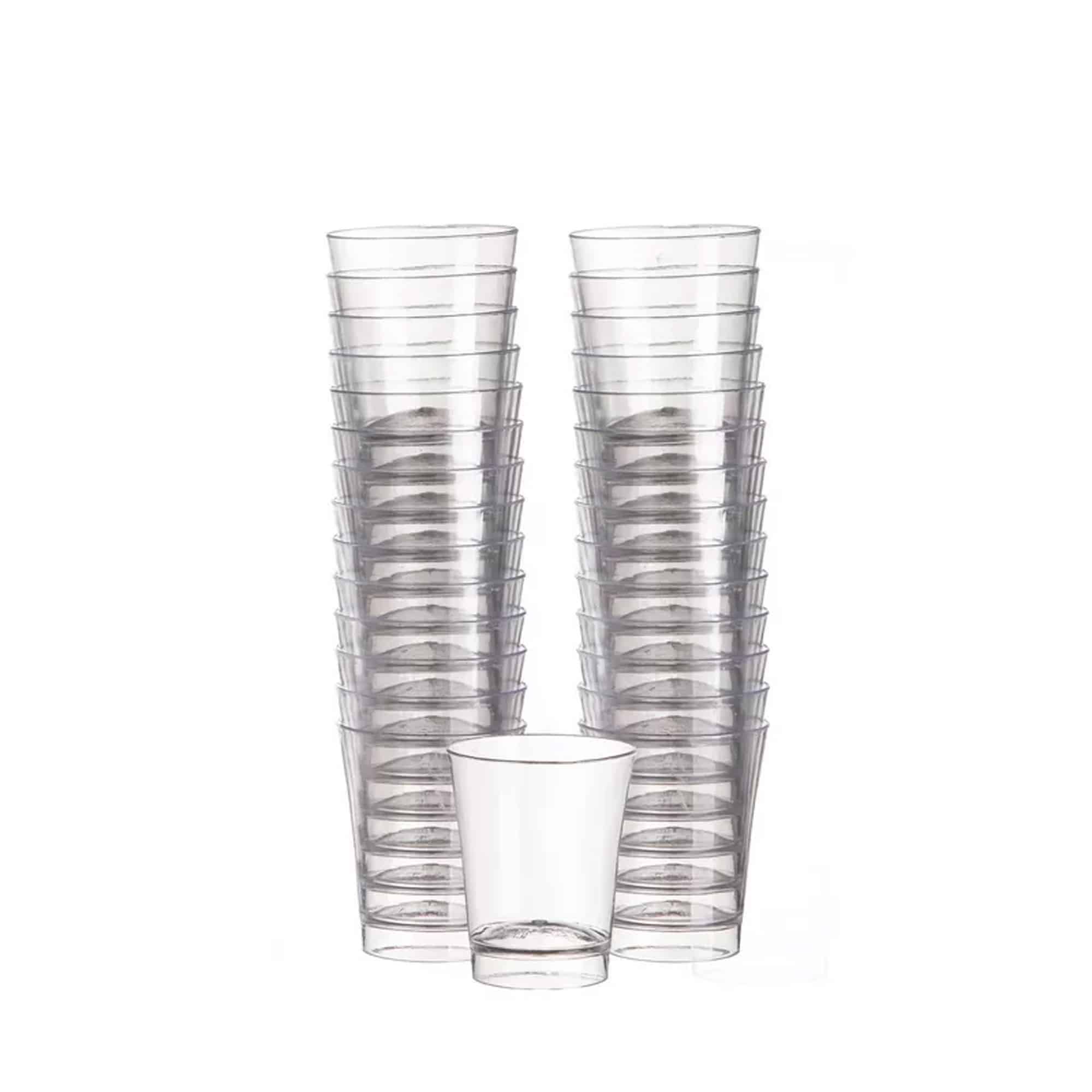 חב 30 כוסות פלסטיק שוט ק-5 ג-6 סמ (65 מל) – תמונה 1