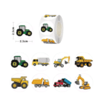 גליל מדבקות רכבי משאית