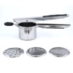 מועך תפ"א נירוסטה + 3 דיסקיות