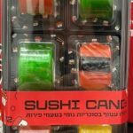 גומי סושי קנדי במגש