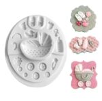 ⁦תבנית סילקון מוטיב BABY בלעדי!⁩ – תמונה ⁦2⁩