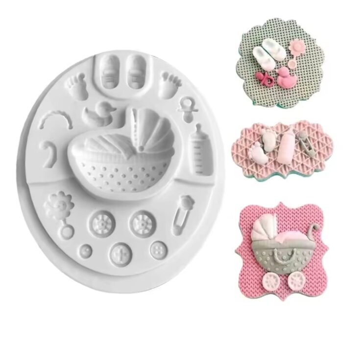 ⁦תבנית סילקון מוטיב BABY בלעדי!⁩ – תמונה ⁦2⁩
