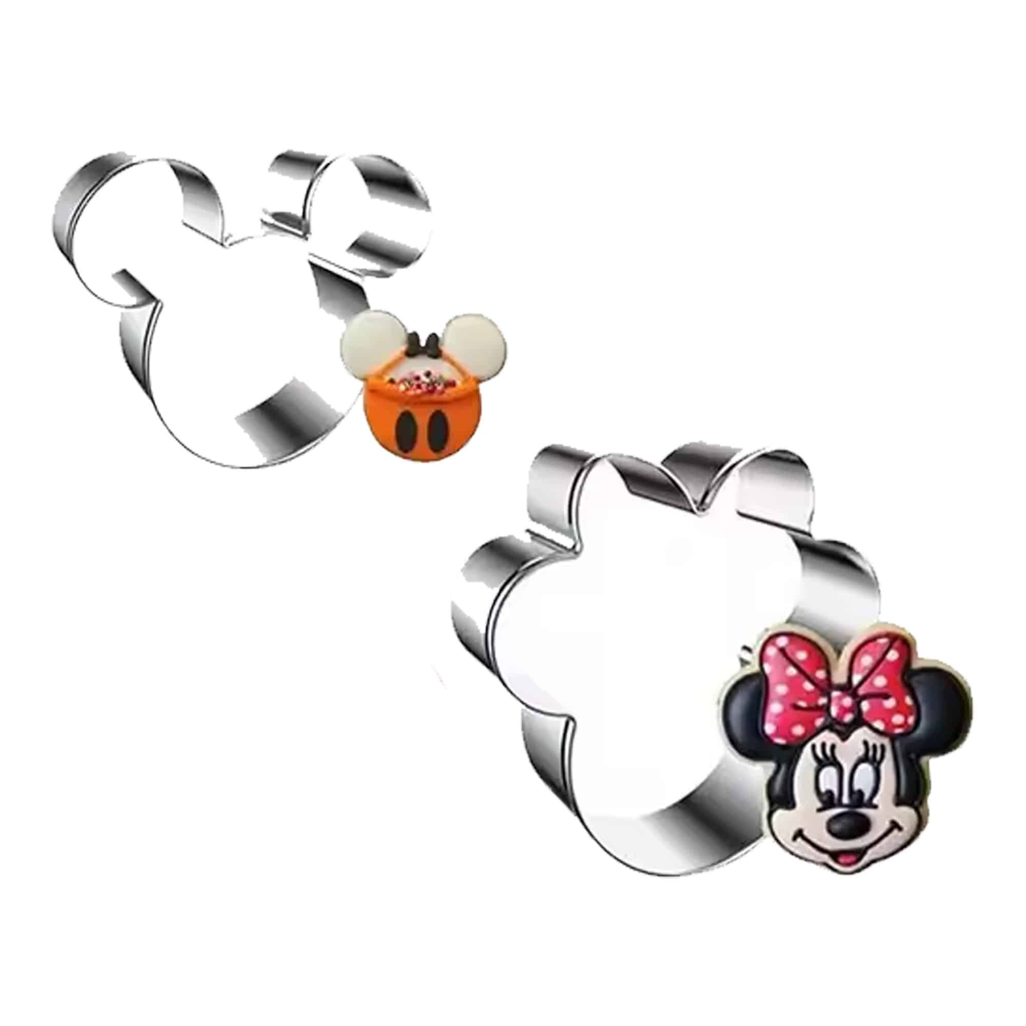 זוג חותכני מיקי/מיני פרצוף+כף יד בלעדי! – תמונה 1