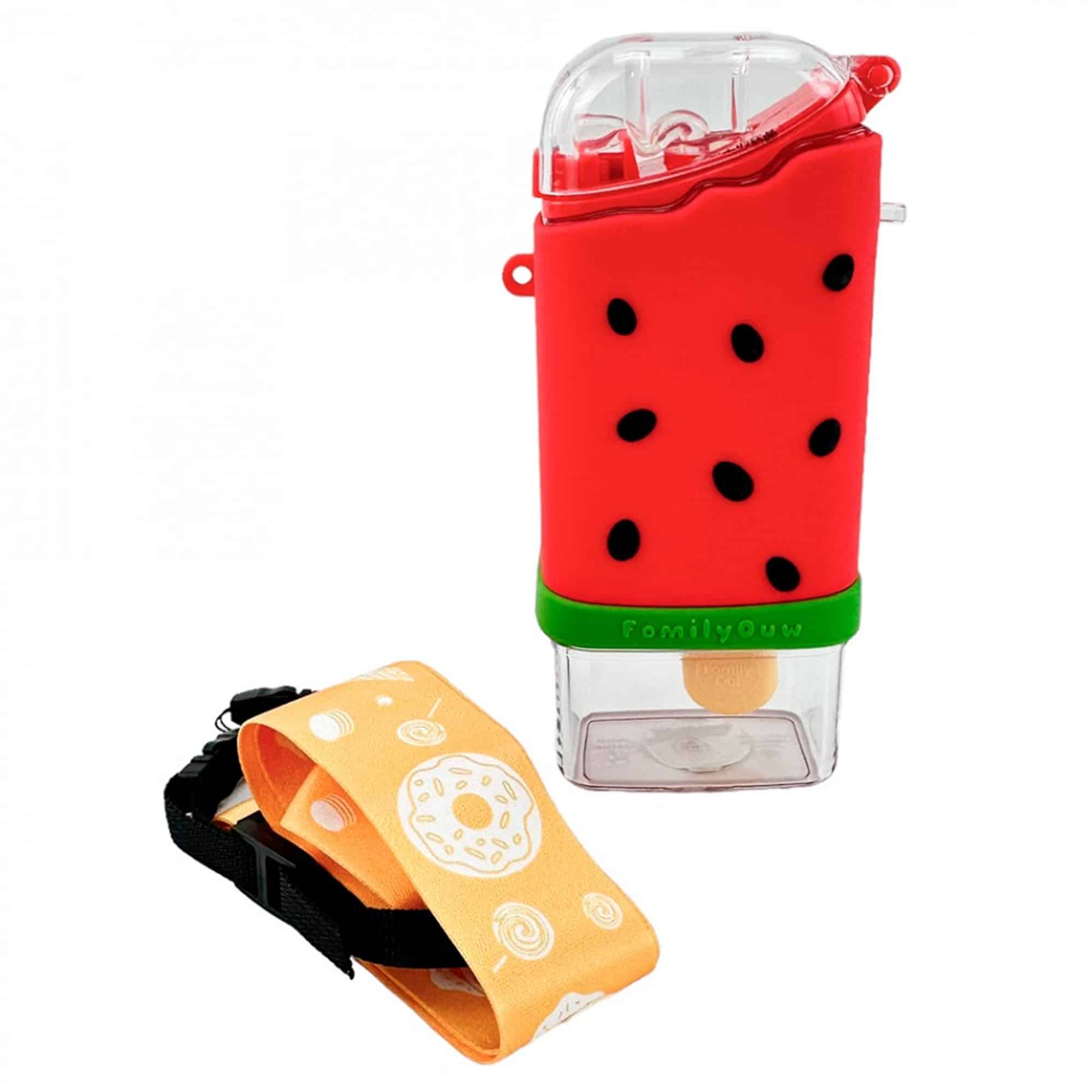 בקבוק ילדים מעוצב 300 מ"ל נירוסטה סילקון – תמונה 1