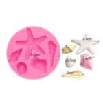 תבנית סילקון צדפים 5 יח' בלעדי!