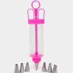 סט מזרק זילוף אקריל + 7 צינטרים