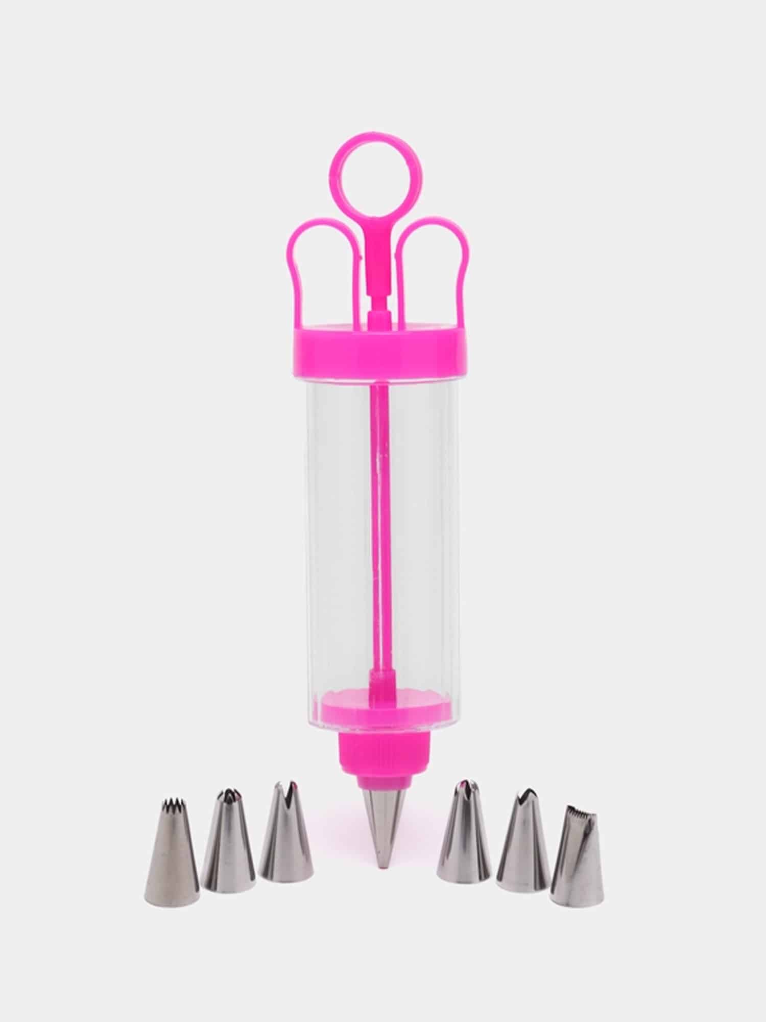 סט מזרק זילוף אקריל + 7 צינטרים – תמונה 1