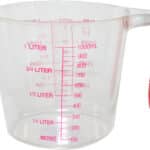 כד מידה אקריל ידית גמישה 1 ליטר