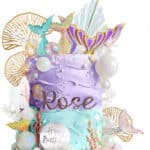 סט בת ים + כדורים+זנב לעוגה