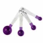 סט 4 כפיות מדידה צבעוני מבית Baker's Secret