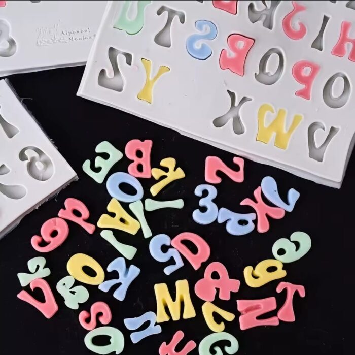 ⁦תבנית סילקון אותיות אנגלית⁩ – תמונה ⁦4⁩