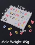 ⁦תבנית סילקון אותיות אנגלית⁩ – תמונה ⁦2⁩