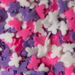 סוכריות פרפרים ורוד לבן סגול 1 ק"ג