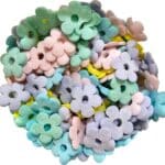 סוכריות פרחים בצבעי פסטל 1 ק"ג