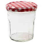 צנצת זכוכית 380 מ"ל לריבות