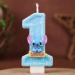 נר סטיץ כחול לבן ספרה 1 בלעדי!