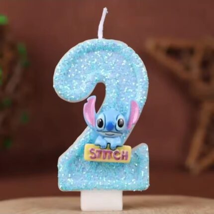 נר סטיץ כחול לבן ספרה 2 בלעדי!