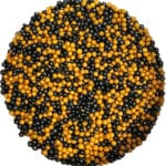 סוכריות חרוזי זהב שחור 2 ממ 100 גרם