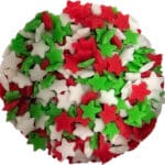 סוכריות כוכב אדום ירוק לבן 70 גרם