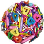 סוכריות מיקס פנטזיה צבעוני 100 גרם