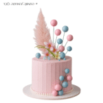 סט טופריםורוד בהיר תכלת