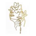 טופר לעוגה אישה פרפרים זהב בלעדי!