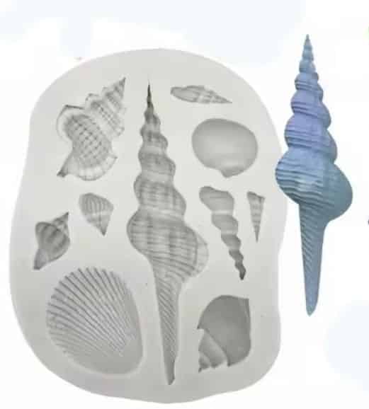 תבנית סילקון צדפים 10 שקעים! – תמונה 1
