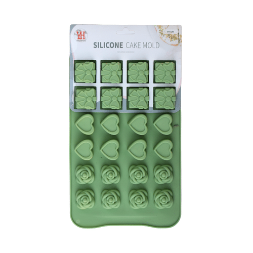 תבנית סילקון 15 שקעים לשוקולד פרח – תמונה 1