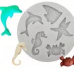 תבנית סילקון חיות ים 5 שקעים בלעדי!