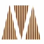 שוקולד משולשים פסים 450 יח