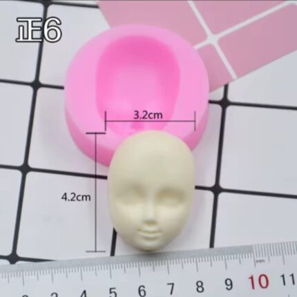 תבנית פרצוף אישה 3.2*4.2 ס"מ בלעדי! דגם 6