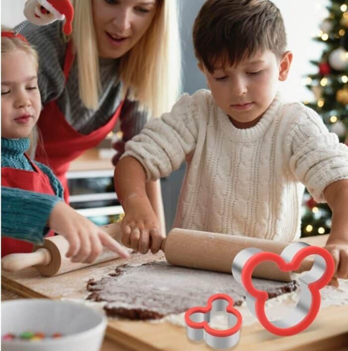 ⁦חותכן ראש מיקי מאוס נירוסטה מגן אדום 10.5-9.5 סמ⁩ – תמונה ⁦6⁩